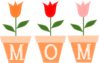 Mom Tulips Clip Art